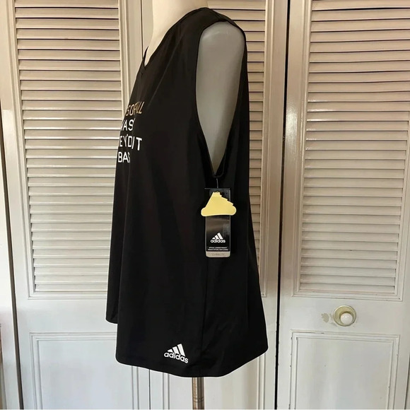 ADIDAS Funny SOFTBALL TANK Top Performance Athletic Women's Size L Large - Picture 5 of 13